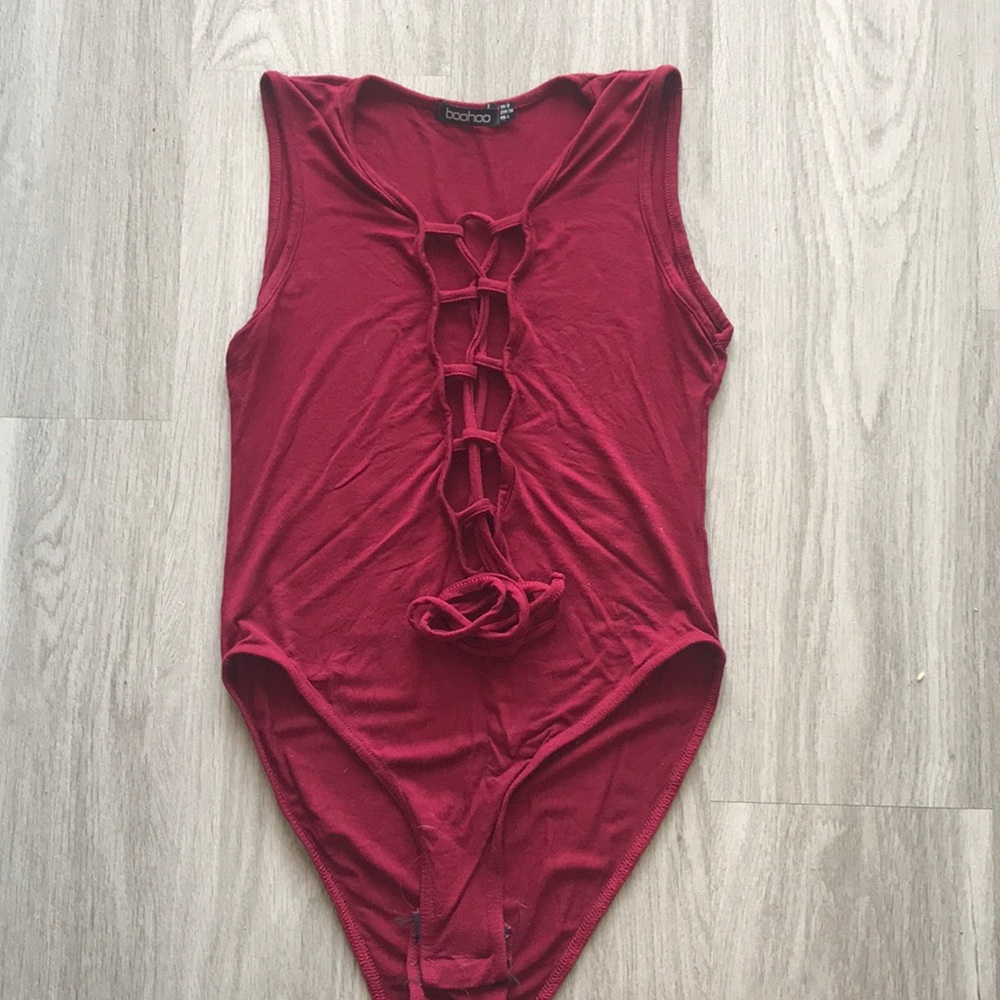 Lace up bodysuit